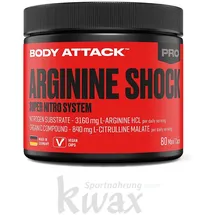 Body Attack L-Arginin Arginine Shock Kapseln 80 Stück