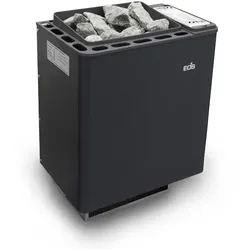Saunaofen, EOS Bi-O Thermat W, 6,0 kW, Wandofen, mit 5 L Verdampfer, ohne Steuergerät, ohne Steine