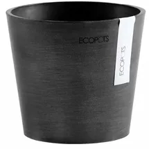 ecopot Amsterdam Mini Ø 13 x 11,2 cm Dunkelgrau