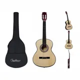 vidaXL Klassikgitarre für Anfänger mit Tasche 3/4 36"