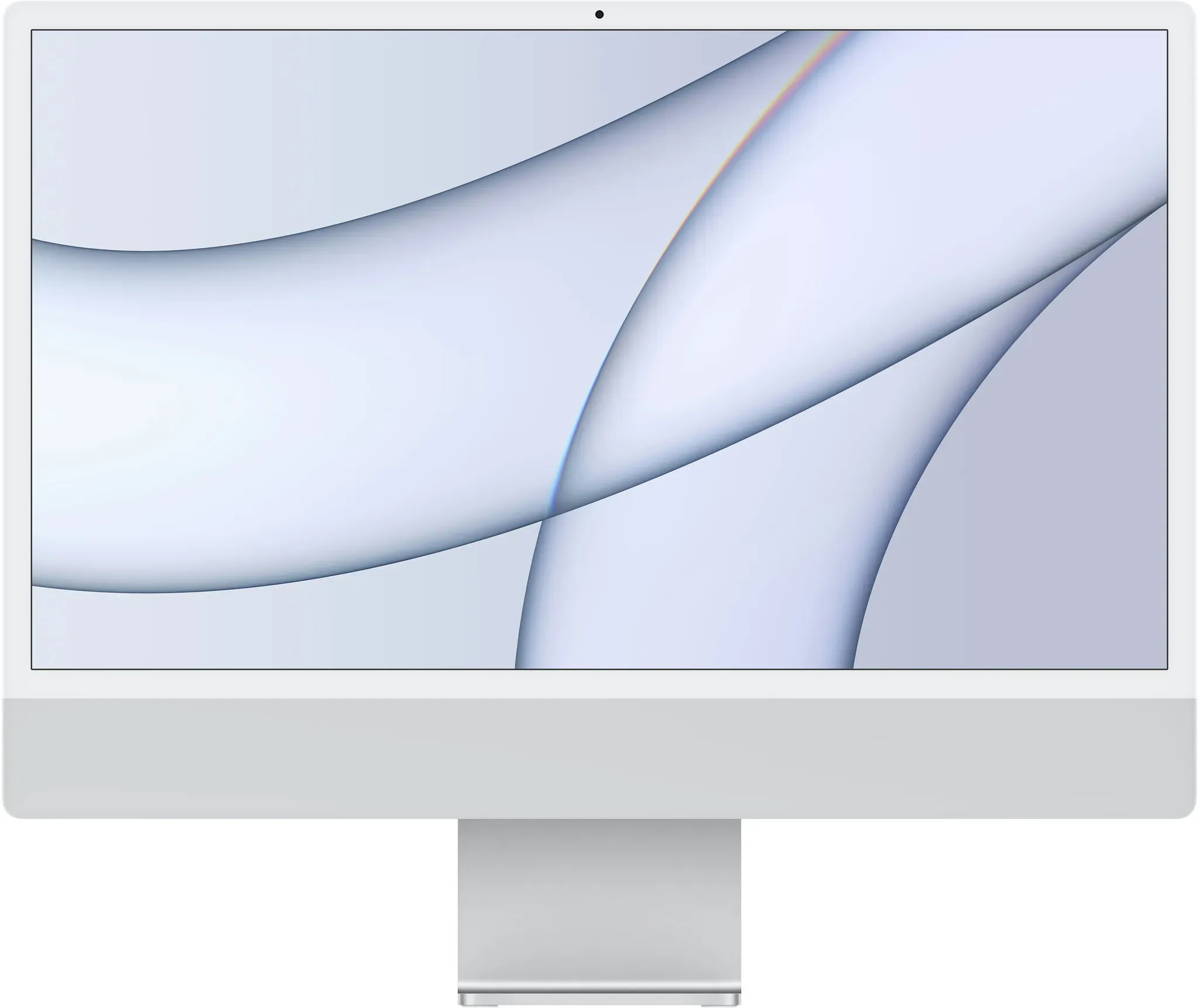 Apple iMac 61 cm (24 Zoll) 4480 x 2520 Pixel Apple M 8 GB 256 GB SSD All-in-One-PC macOS Big Sur Wi-Fi 6 (802.11ax) Silber