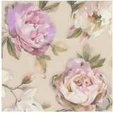 A.S. Création PintWalls Vliestapete mit Blumen-Motiv Rosen 0,53 x 10,00 m 396081 Violett/Pink/Grün