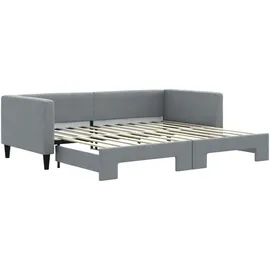 vidaXL Tagesbett 90 x 200 cm Hellgrau