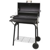 Sunnydays Smoker Barbecue Holzkohlegrill Grillwagen mit Deckel