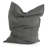 mokebo Sitzsack XXL mit Cord Bezug Der Große Bean Bag für Indoor & Outdoor in Anthrazit