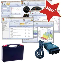 OBD2 Testerset Brotos® B40 mit Interface inkl. Diagnose Software für ALLE KFZ ab Baujahr 2000