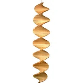 Kunsthandwerk Asien Windspiel Spirale 40 cm Natur