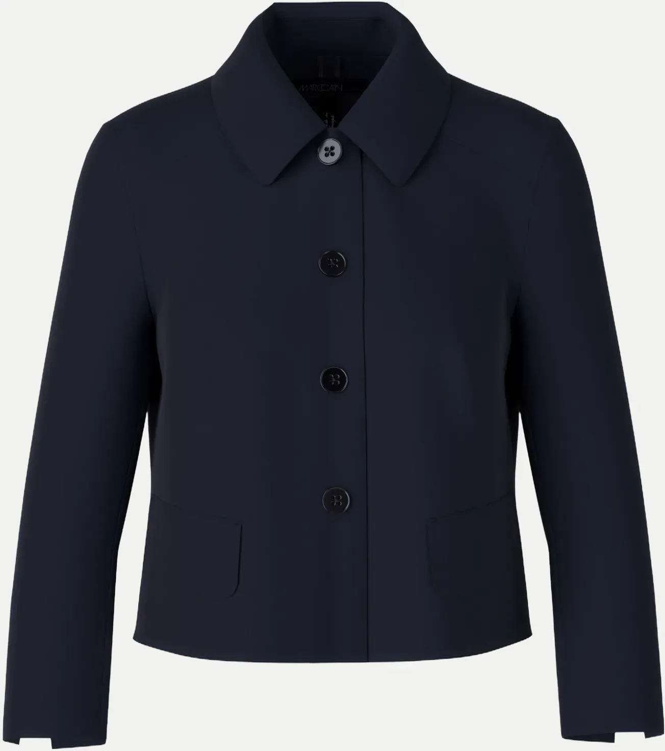 Kurzjacke mit Ärmelschlitzen Blau 42