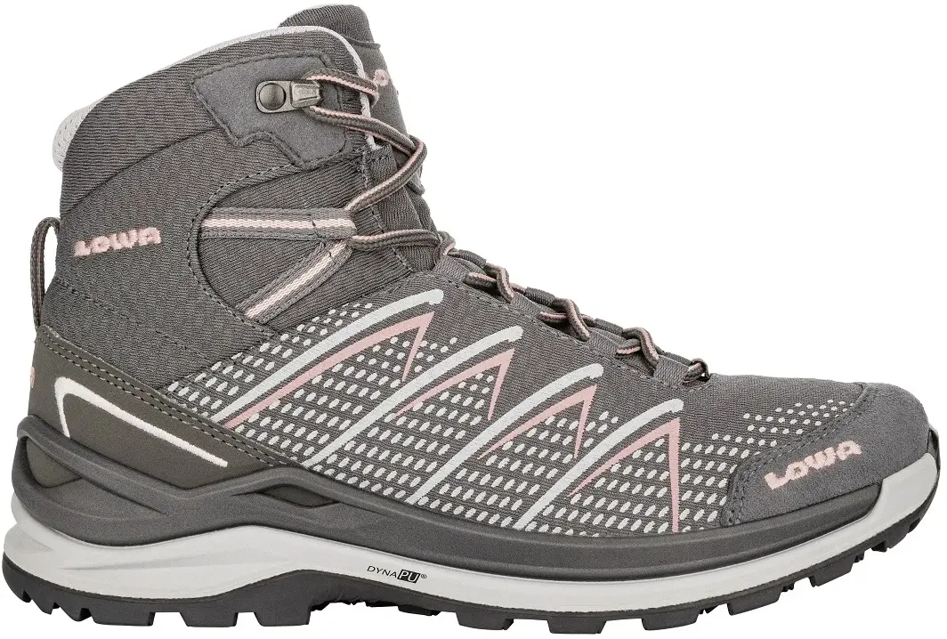 Lowa Wandersschuhe Ferrox Pro Mid GTX (Multifunktion, Synthetik, wasserdicht) graphitegrau/lachs Damen