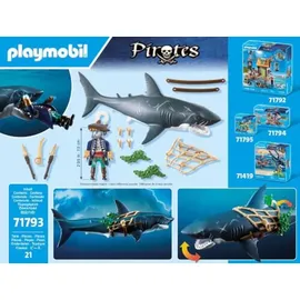 Playmobil Pirates Gefahr durch Riesenhai 71793