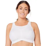 GLAMORISE Sport-Bustier mit bestem Halt - Weiß 100G Damen
