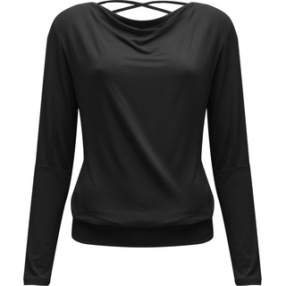 Yogistar Yogistar, Damen, Sportshirt, Yoga Longsleeve Flowing Shakti Ala (S), Schwarz, S