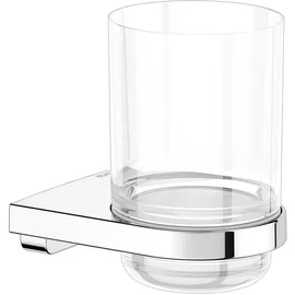Keuco Zahnputzbecher Silber/Transparent
