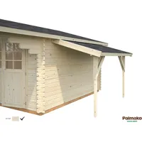 Palmako Schleppdach für Gartenhäuser, ca. B169/H250/T290 cm Beige