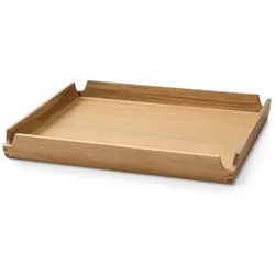 Lind DNA - Airy Teak Tablett Square S, Teak / Nupo natur