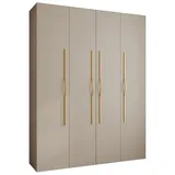 abiks möbel Drehtürenschrank COMO 190 x 245,5 x 40 cm Gold