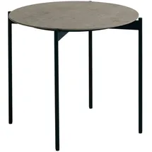 Wohnling Couchtisch WL6.695 Metall schwarz 66 x 30 x 66 cm