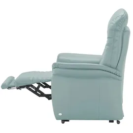 HIMOLLA Sessel 7706 Leder 101 x 112 x 101 cm Blau elektrisch