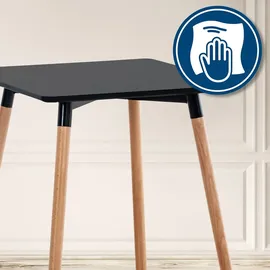 CLP Essgruppe Liborg 60 x 60 cm schwarz