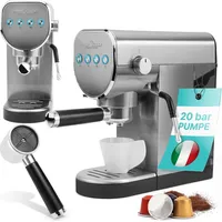 Proficook ProfiCook® PC-ES/KA 1265 inox Espressomaschine Edelstahl Fassungsvermögen Tassen=2 mit Milchaufsch�