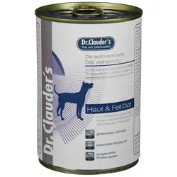 Dr. Clauder's FSD Haut & Fell 400g Dosen Diätnahrung Hundenassfutter Sparpaket Haut & Fell 12x400g