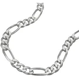 GALLAY Kette 4,8mm flache Figarokette Silber 55cm