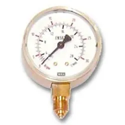 Arbeitsdruckmanometer (Argon-CO2) für Druckregler zu Stahlflasche ø63mm