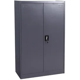 Proregal Aktenschrank 140x90x40 cm Dunkelgrau
