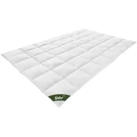 fjödur „Frida“ Daunendecke mittelwarm 135x200 cm – 90 % Daunen – 100 % Baumwolle – atmungsaktiv & temperaturausgleichend - Weiß