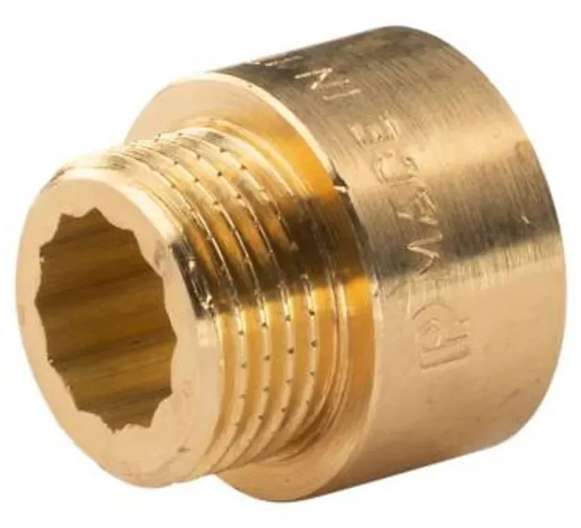 Messing Gewinde-Fitting HahnverlängerungIG/AG 1/2