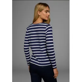 AJC Longsleeve in Dunkelblau/ Weiß | Gr.: 44-46