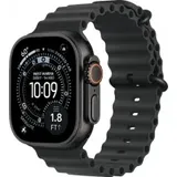 Apple Watch Ultra 3 GPS + Cellular 49mm Black Titanium mit Ocean-Armband schwarz