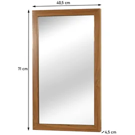MCW Teak-Wandspiegel MCW-M75 40 x 71 cm Braun