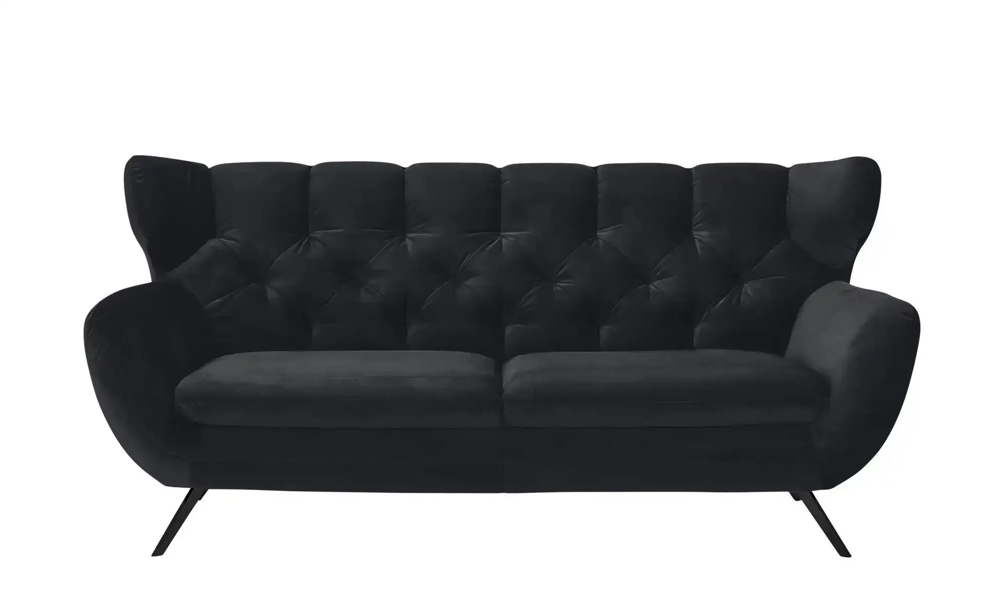 Jette Home Sofa  Caldara , schwarz , Maße (cm): B: 210 H: 94 T: 95.0