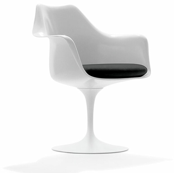 Chaise Saarinen Tulip Knoll International, Designer Eero Saarinen, 81x68x59 cm