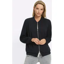 Heine Jersey-Jacke schwarz 44