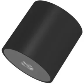 Gummi-Metall-Puffer zylindrisch Typ C D100xH60mm M16 NR57