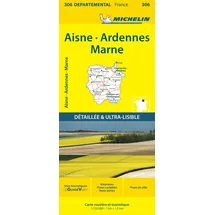 Gräfe und Unzer Michelin Ardennen - Nördliche Champagne: Straßen- und Tourismuskarte 1:150.000 (MICHELIN Localkarten)