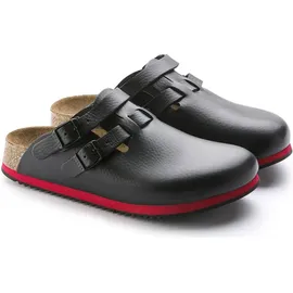 Birkenstock Kay Superlauf, WB, Naturleder, schwarz/rot, normal, Größe 41
