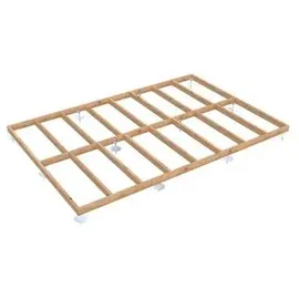 Palmako Fundamentrahmen 450 x 300 x 12 cm Hellbraun tauchgrundiert