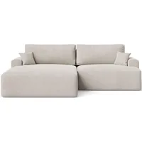 GRAINGOLD Eckcouch Polyester 3-Sitzer Beige