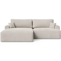 GRAINGOLD Eckcouch Polyester 3-Sitzer Beige