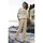 H.I.S. Kapuzenpullover Gestreift Beige 40/42