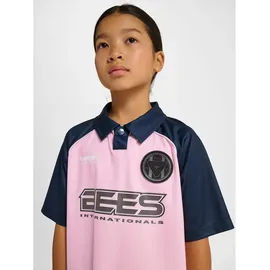 hummel T-Shirt Raglanärmel Hmljr Loose Tiger Soccer Jersey S/S" in ROSEATE SPOONBILL | Gr.: 58-63