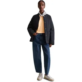 Marc O'Polo Marc OߴPolo Denim Damen Steppjacke mit Bomberkragen Regular Fit, Blau (Blue Depths), S - S