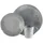 Home4You Kaffeetassen 24er Set, 355 ml - Grau - Steingut - glasiert - mit floraler Prägung - 24er Set