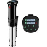 Sous Vide Garer, KEAWEO Sous-Vide Sick 1100W Präzisionskocher Immersion Tauchzikulator Präzisionskochtopf, Ultra-leise, Digital Timer, Präziser Temperatureinstellung, LCD Touch-Display & Edelstahl