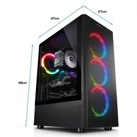 Kiebel Gaming-PC Blizzard 12 Intel Core i9 12900KF 3,5 GHz 32 GB RAM 2 TB SSD NVIDIA RTX 5060 8 GB Win 11