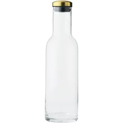 Norm Karaffe aus Glas mit Drehverschluss aus Messing