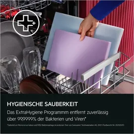 AEG GU620B2SFM Unterbau-Geschirrspüler (Unterbaugerät, 600 mm, Weiß)